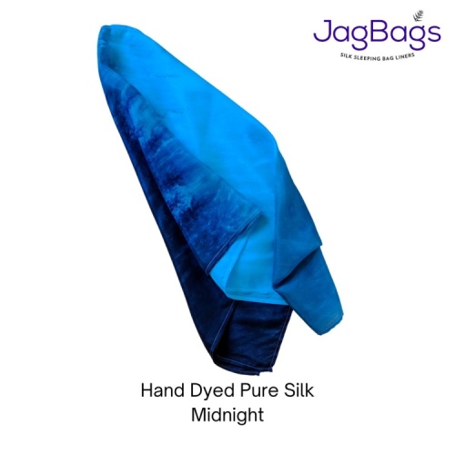 JagBag Long Silk Scarf - Midnight